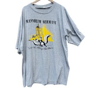 Pepe le Pew Looney Tunes Mannheim Germany Are we having fun yet grey shirt 4XL